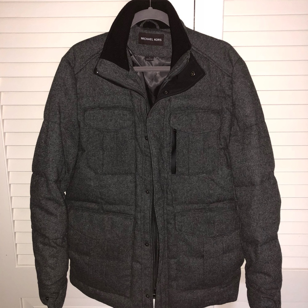$325 Micheal Kors Gray Winter Jacket Size Small